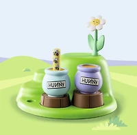 Playmobil - 1.2.3 and Disney: Winnie l'ourson et Tigrou avec jardin d'abeilles