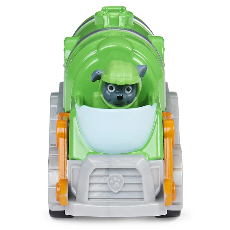 PAW Patrol, Véhicule Rocky en métal moulé True Metal à collectionner