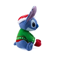 Disney - Stitch en peluche avec un chandail de Noël- Lilo & Stitch - Medium