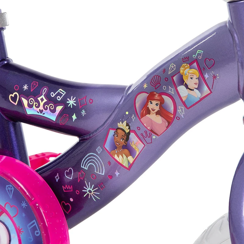 Vélo, Princesse de Disney 12 pouces de Huffy, Violet - Notre exclusivité