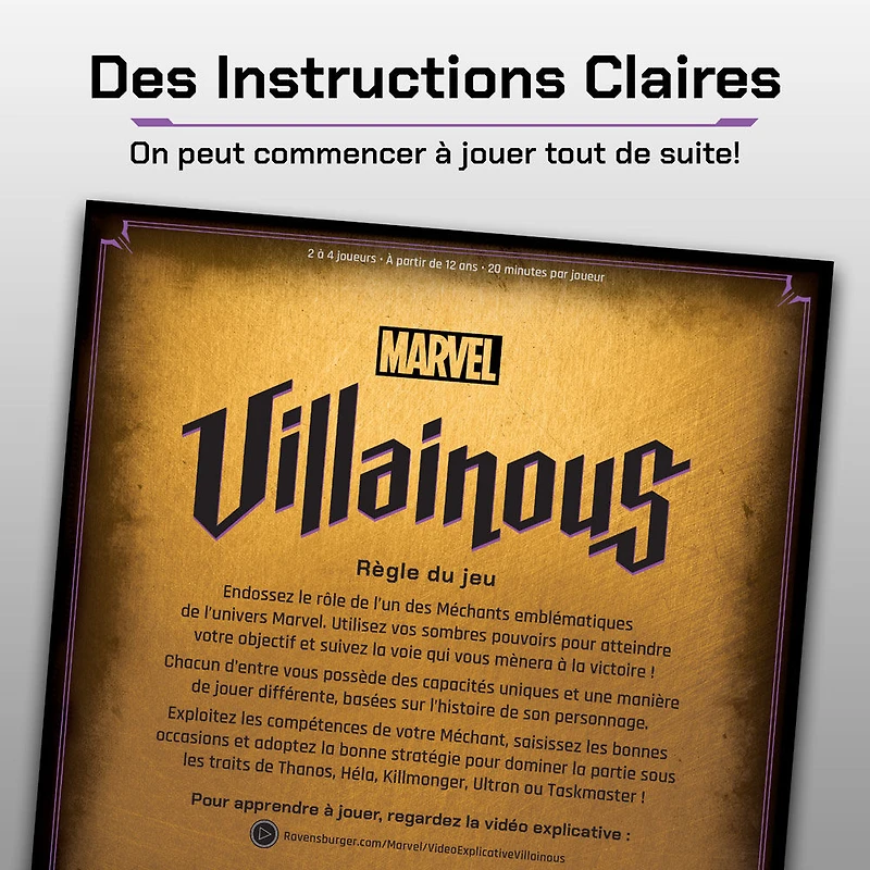 Ravensburger Marvel Villainous: Jeu de puissance infinie - Édition française