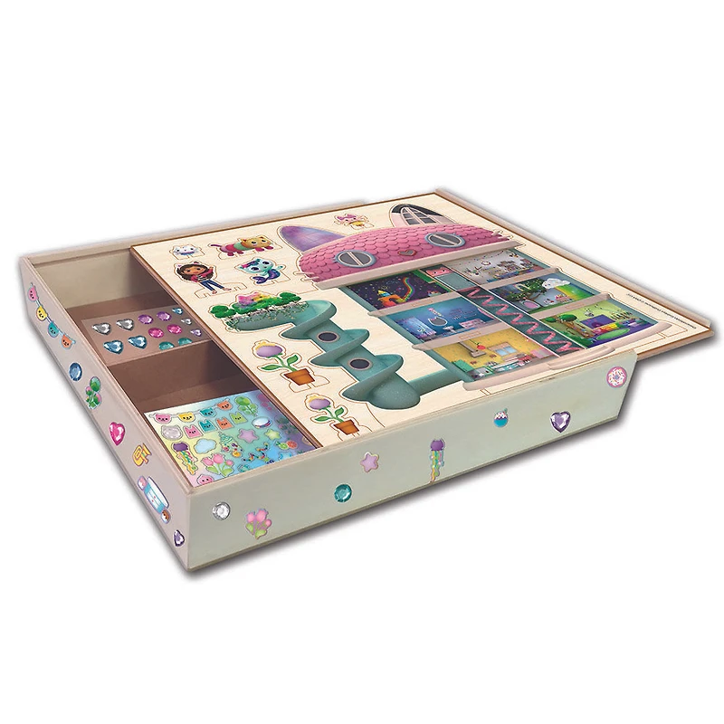 Gabby's Ensemble de Maison de Poupée en Boiss