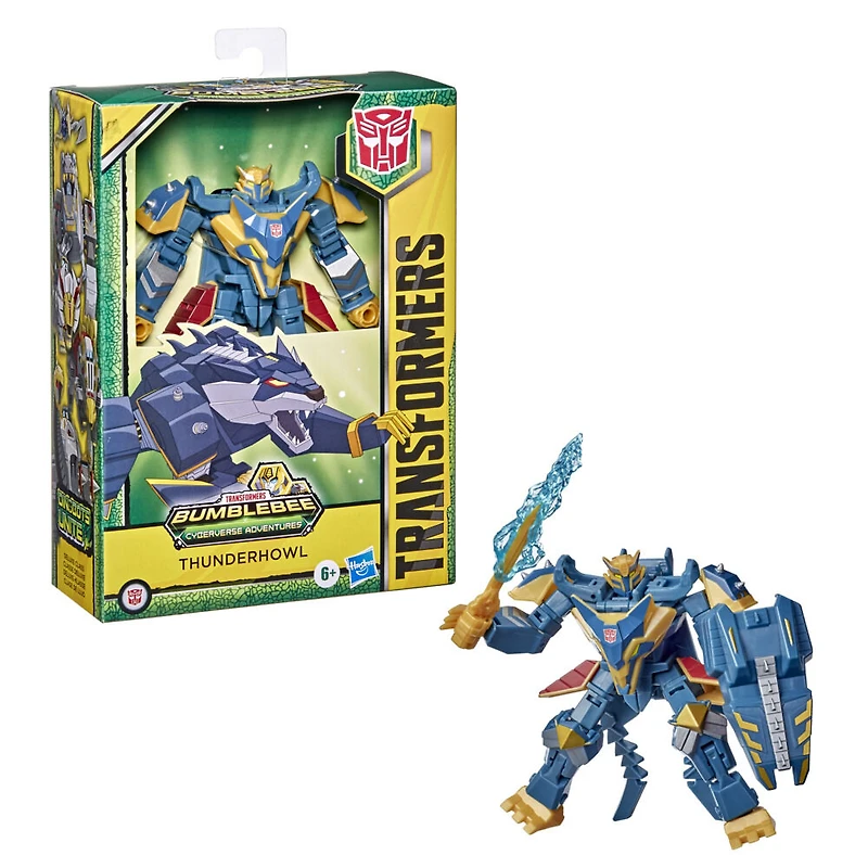 Transformers Thunderhowl, classe Deluxe, avec pièce Build-A-Figure