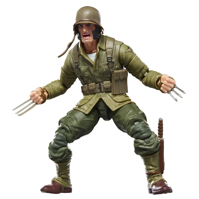 Marvel Legends Series, figurine Wolverine (WWII Logan) inspirée des bandes dessinées X-Men