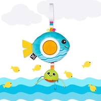 Jouet hochet Amis Éblouissants Benbat - Poisson / Bleu / 0-24 mois