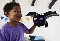 Peluche Minecraft Dragon de l'Ender avec effets sonores et lumineux