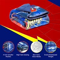 Couverture lestée pour enfants Spiderman de Marvel (40 x 60 pouces), 6 lb