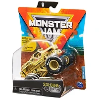 Monster Jam, Monster truck Soldier Fortune officiel, véhicule en métal moulé, série Legacy Trucks, échelle 1:64