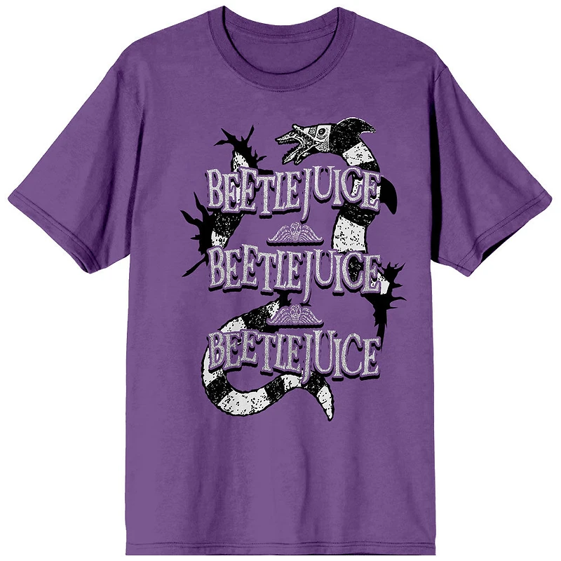 Beetlejuice Sand Worm Purple T-Shirt