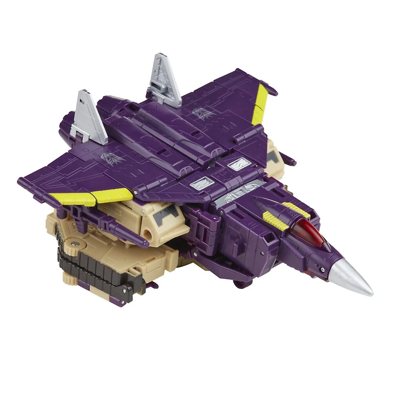 Transformers Generations Legacy Series, figurine Blitzwing classe Leader à triple conversion, 17,5 cm