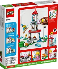 LEGO Super Mario Ensemble d'extension Le costume de Peach chat et la tour gelée 71407 (494 pièces)