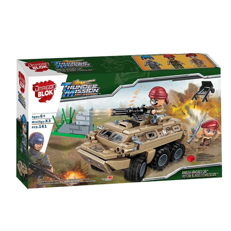 Dragon Blok - Thunder Mission -  Voiture Blindée D'Embuscade