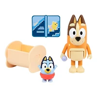 Bluey S10 Figurine 2Pk Baby Bluey Et Chilli