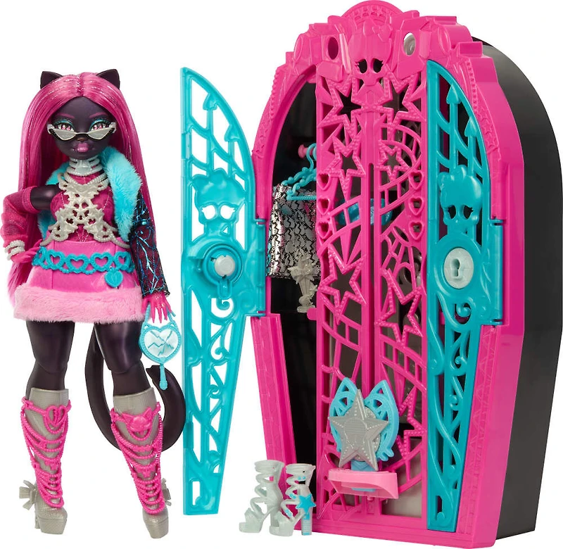 Monster High-Monstrueux Secrets Catty Noir-Coffret