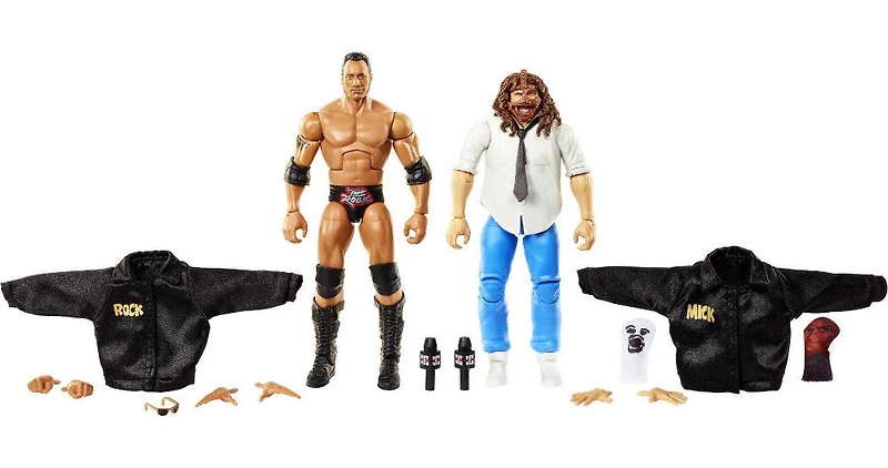 WWE - Collection Elite - Coffret de 2 - Rock 'N' Sock Connection!