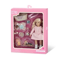 Poupée 15 cm avec chien et accessoires, Ensemble de jeu Dafina's Pet, Lori