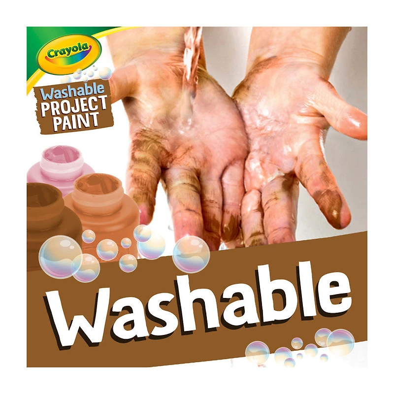 Peintures lavables Couleurs du monde Crayola, jeu de 10