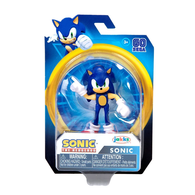 SONIC 2.5" BASIC FIGURES WITH ACCY Modern Sonic WAVE 1