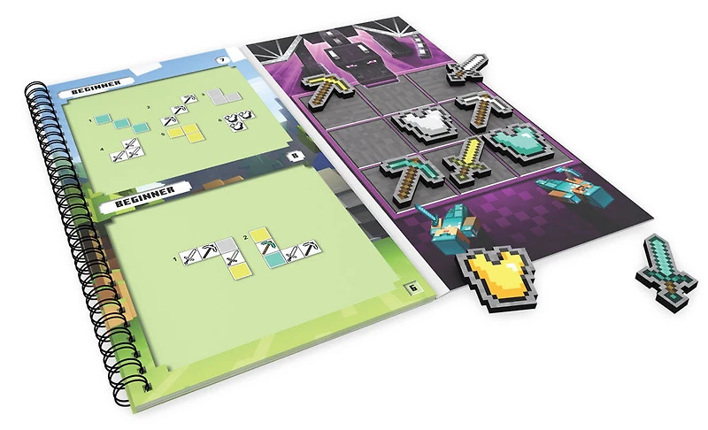 Thinkfun - Jeu de voyage magnétique Minecraft - Édition française