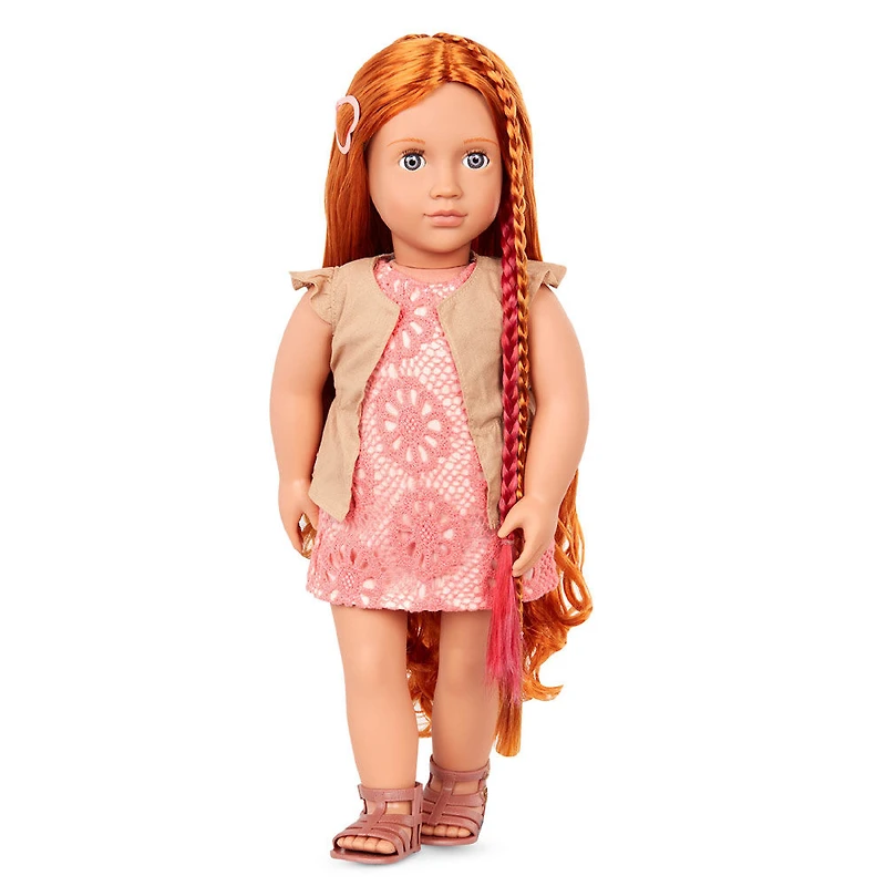 Our Generation Patience 18-inch Hair Play Doll with Style Book - English Edition