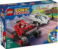 LEGO Sonic the Hedgehog La Voiture de Silver Contre le Camion Monstre de Knuckles, Jouet de Construction pour les Enfants de 8 Ans et Plus 77118