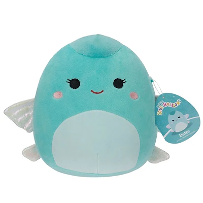 Squishmallows de 19 cm - Bette le poisson volant sarcelle pâle