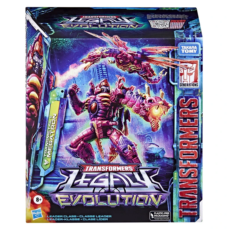 Transformers Legacy Evolution, figurine Transmetal II Megatron de 21,5 cm classe Leader