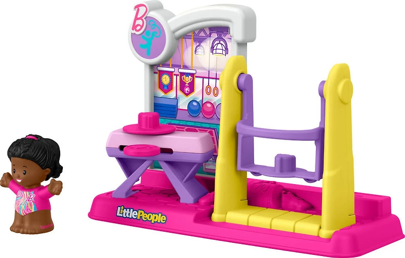 Fisher Price Little People Barbie Coffret de jeu Gymnaste