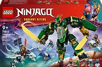 LEGO NINJAGO L'avion-Robot de Lloyd, Ensemble de Construction de Combat de Dragon avec 5 Figurines 71845
