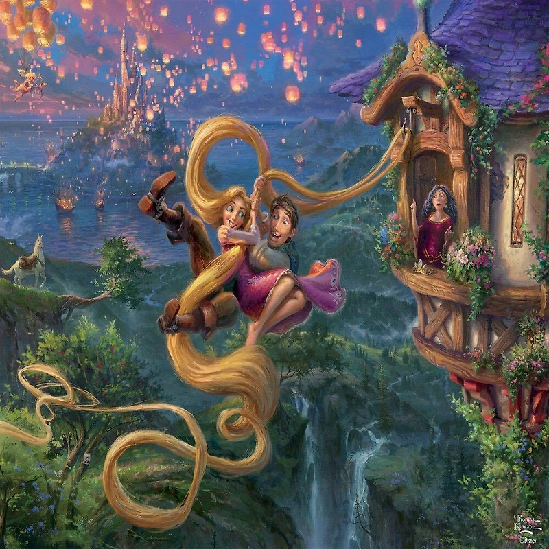 Ceaco Thomas Kinkade Disney Tangled puzzle 750 pèces