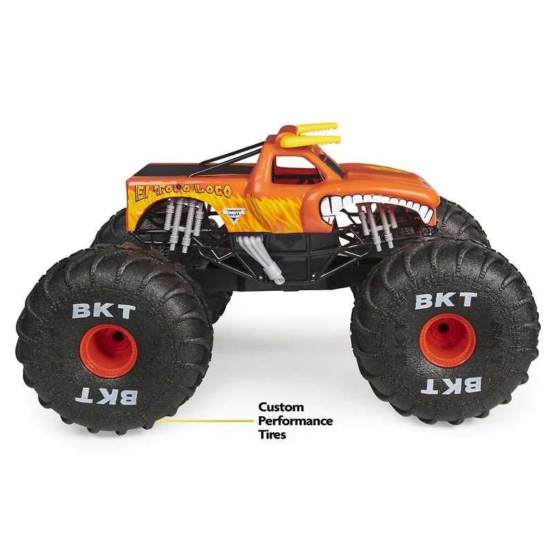 Monster Jam, Monster truck tout-terrain radiocommandé MEGA El Toro Loco officiel, échelle 1:6