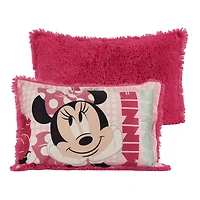 Oreiller géant en fourrure funky pour enfants Disney Minnie Mouse, 20 po x 30 po