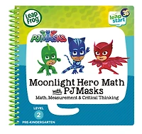 LeapFrog LeapStart 3D Moonlight Hero Math with PJ Masks - Livre d'activité - Édition anglaise - Édition anglaise