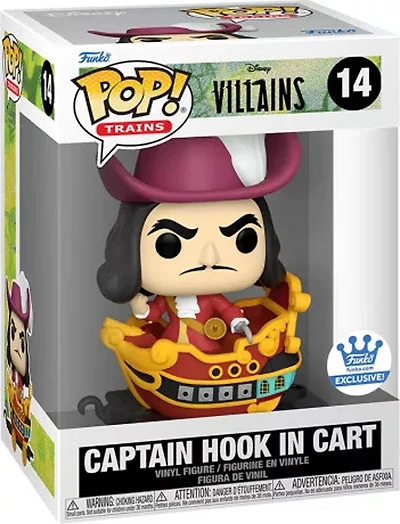 POP Train: Villains- Captain Hook - Notre exclusivité