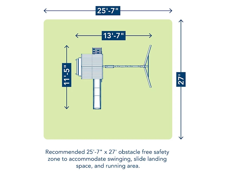 Ensemble de balançoires Brooksville.