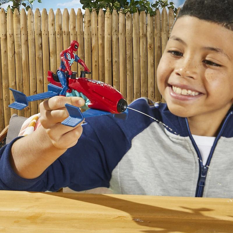 Marvel Spider-Man Epic Hero Series Web Splashers Spider-Man Hydro Jet Blast Action Figure and Vehicle Playset