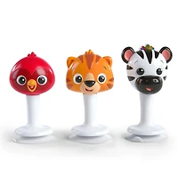 Rattle & Jingle Trio Take-Along Toy Musical Rattle Set