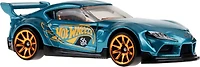 Voiture ou camion Hot Wheels à l'échelle 1:64 avec déco turquoise et cuivre (Les modèles peuvent varier