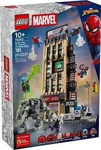 LEGO Marvel Spider-Man contre Mysterio : le Daily Bugle - Jouet de Construction de Jeu de Simulation de Superhéros - 76342