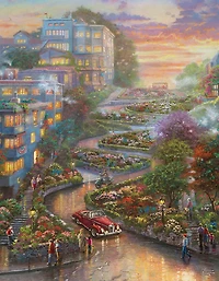 Ceaco 8 en 1 Thomas Kinkade Studio Collection Jigsaw Puzzle Set