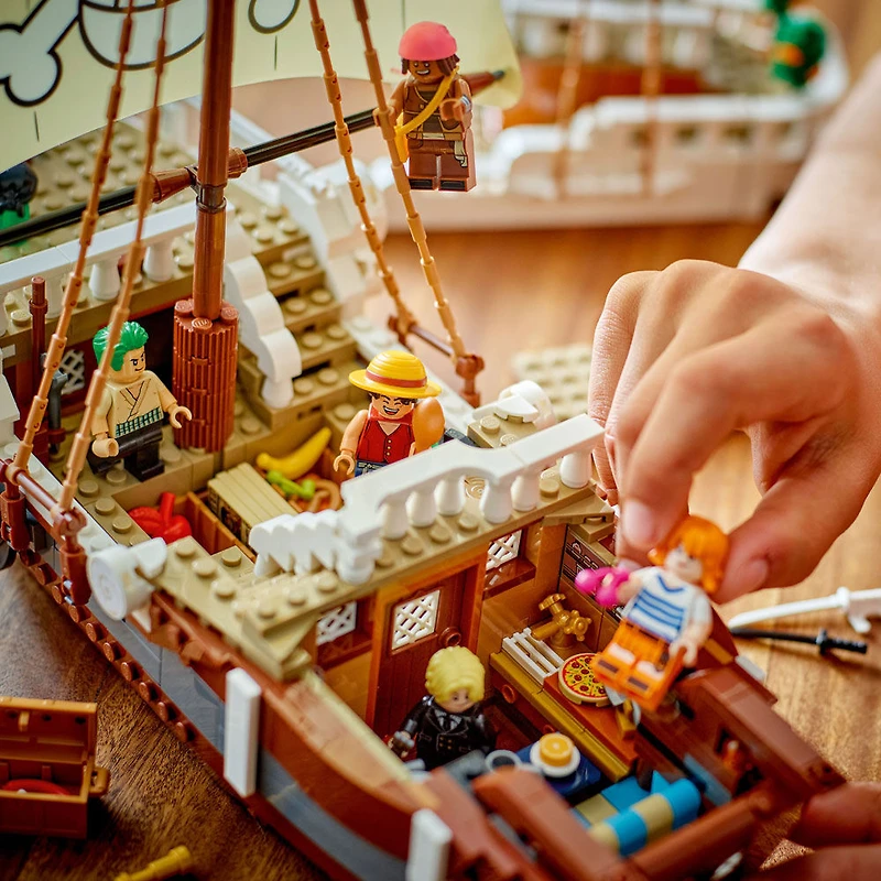 LEGO ONE PIECE The Going Merry Pirate Ship Building Blocks - Action Toy for Boys & Girls, 10+ 75639