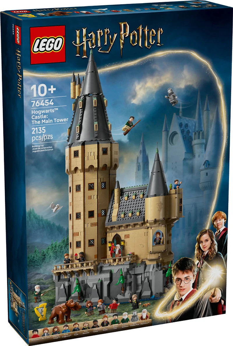 LEGO Harry Potter Hogwarts Castle: The Main Tower - Kids Toy - Playset for Boys and Girls 10+ - 76454
