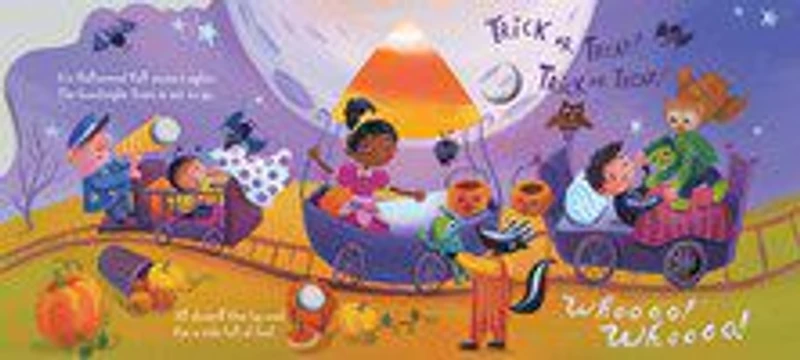 Goodnight Train Halloween Board Book - Édition anglaise