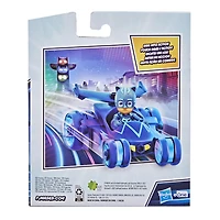 Pyjamasques, jouet préscolaire Chat-Bolide, voiture de Yoyo avec figurine Yoyo