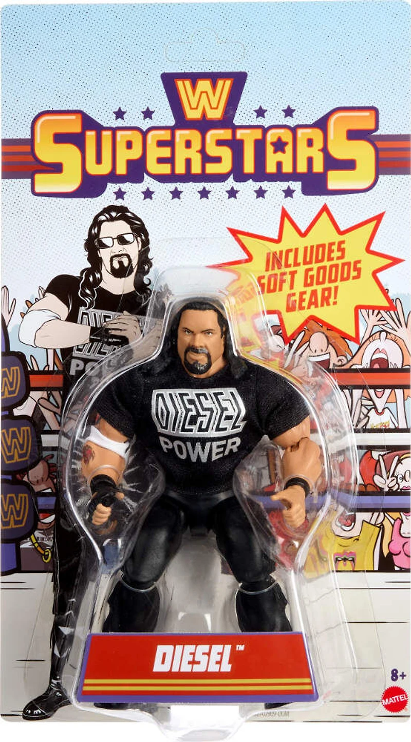 WWE Superstars Figurine articulée 15,24cm et acc. Diesel Série14
