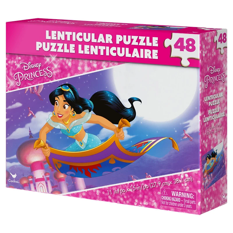 Disney Princess 48-Piece Lenticular 3-D Puzzle