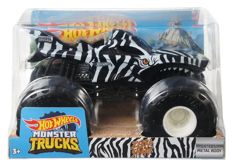Hot Wheels - Monster Trucks - Zebra Shark