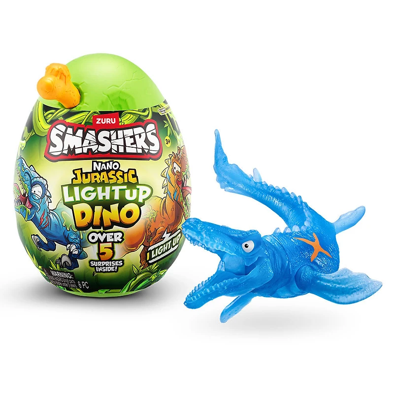 Smashers Nano Jurassic Light up Dino de ZURU
