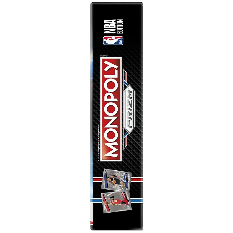 Monopoly Prizm: NBA Edition Board Game, Monopoly Game with Panini NBA Trading Cards - English Edition