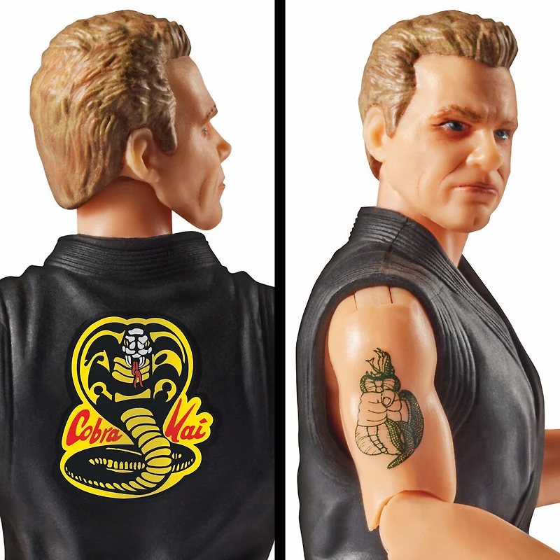 Teenage Mutant Ninja Turtles v. Cobra Kai: Raphael v. John Kreese - 6" Figurine (Pack de 2)